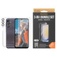 Bundle Hoops + Kaljeno steklo UWF + Hard Case D3O za Samsung Galaxy A25 5G, Prozorna, PanzerGlass