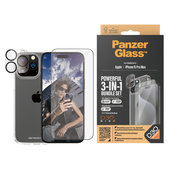Bundle PicturePerfect + Kaljeno steklo UWF + Hard Case D3O za iPhone 15 Pro Max, PanzerGlass
