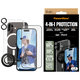 Bundle Hoops + Kaljeno steklo UWF + Hard Case + Magnetic Ring Mount za iPhone 16, PanzerGlass
