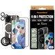 Bundle Hoops + Kaljeno steklo UWF + Hard Case + Magnetic Ring Mount za iPhone 16 Pro, PanzerGlass