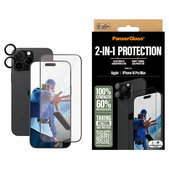 Bundle Hoops + UWF kaljeno steklo za iPhone 16 Pro Max, PanzerGlass