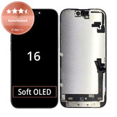 Apple iPhone 16 - LCD zaslon + steklo na dotik + okvir Refurbished