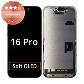 Zaslon za iPhone 16 Pro, Steklo na dotik z okvirjem, Refurbished