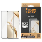 Kaljeno steklo Re:Fresh UWF za Honor 200, Črna, PanzerGlass