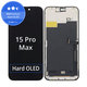 Zaslon Hard OLED za iPhone 15 Pro Max, Steklo na dotik z okvirjem, FixPremium