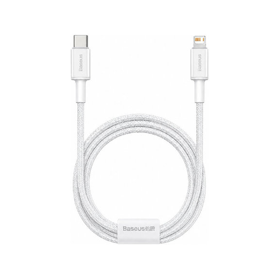 Baseus - Kabel Lightning/USB-C, 1.5m, bela