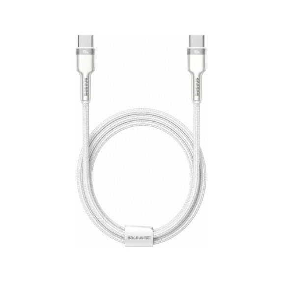 Baseus - Kabel USB-C/USB-C, 1.5m, bela