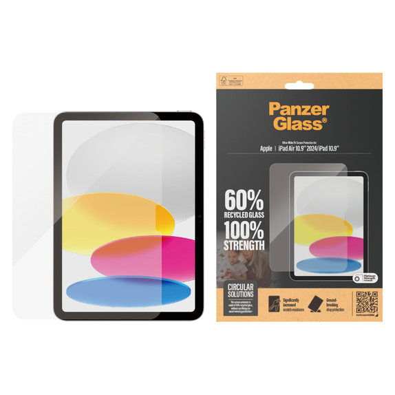 Kaljeno steklo UWF za iPad 10,9"/iPad Air 11'', Prozorna, PanzerGlass