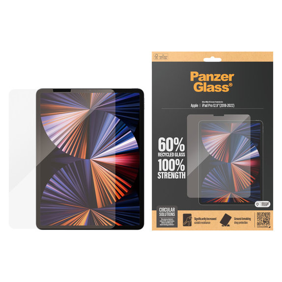 Kaljeno steklo UWF za iPad Pro 12,9'', Prozorna, PanzerGlass