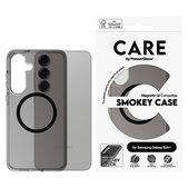 Ovitek Smokey s črnim QI za Samsung Galaxy S25+, Črna, PanzerGlass