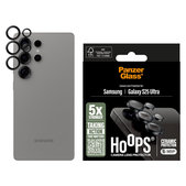 Zaščita objektiva kamere Hoops Ceramic za Samsung S25 Ultra, Črna, PanzerGlass
