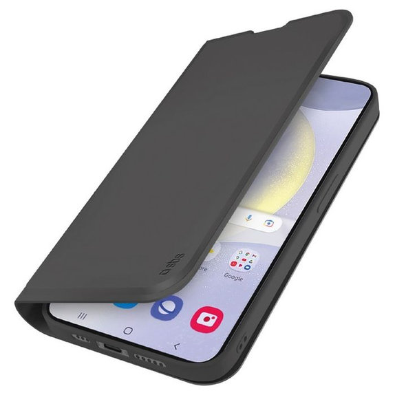 SBS - Ovitek Book Wallet Smooth za Samsung Galaxy S25+, črn