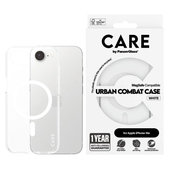 Ovitek Urban Combat z MagSafe za iPhone 17e/16e, Bela, CARE