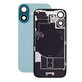 Apple iPhone 16 - Steklo zadnjega ohišja + Leča kamere + Kovinska plošča + Magsafe magnet (Teal)