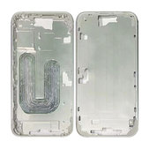 Apple iPhone 16 - Srednji okvir + Gumbi za vklop + Glasnost (White)