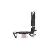 Apple iPhone 16 - Priključek za polnjenje + Flex kabel (Pink)