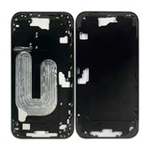 Apple iPhone 16 Plus - Srednji okvir + Gumbi za vklop + Glasnost (Black)