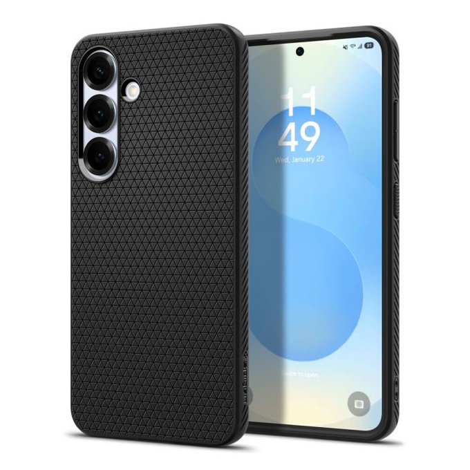 Spigen - Ovitek Liquid Air za Samsung Galaxy S25+, Matte Black