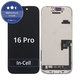Zaslon In-Cell FHD za iPhone 16 Pro, Steklo na dotik z okvirjem, FixPremium