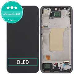 Samsung Galaxy A35 A356B - LCD zaslon + steklo na dotik + okvir (Awesome Lilac) OLED