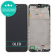 Samsung Galaxy A16 5G - LCD zaslon + steklo na dotik + okvir (Blue Black) OLED