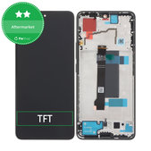 Xiaomi Redmi Note 13 Pro 5G 2312DRA50C - LCD zaslon + steklo na dotik + okvir (Midnight Black) TFT