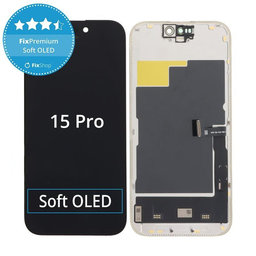 Apple iPhone 15 Pro - LCD zaslon + steklo na dotik + okvir Soft OLED FixPremium JCID