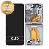 Xiaomi Mix Flip 2405CPX3DC - LCD zaslon + steklo na dotik + okvir (Purple) - 560003000N800 Genuine Service Pack