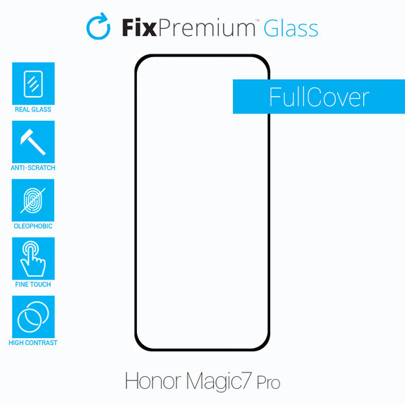 FixPremium FullCover Glass - Kaljeno Steklo za Honor Magic7 Pro