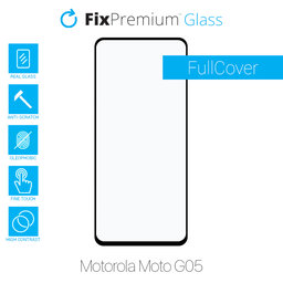 FixPremium FullCover Glass - Kaljeno Steklo za Motorola Moto G05