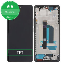 Xiaomi Redmi Note 14 Pro+ 5G 24094RAD4G - LCD zaslon + steklo na dotik + okvir (Midnight Black) TFT