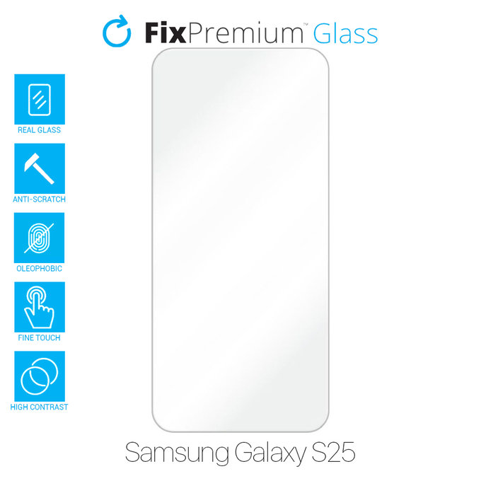 FixPremium Glass - Kaljeno Steklo za Samsung Galaxy S25