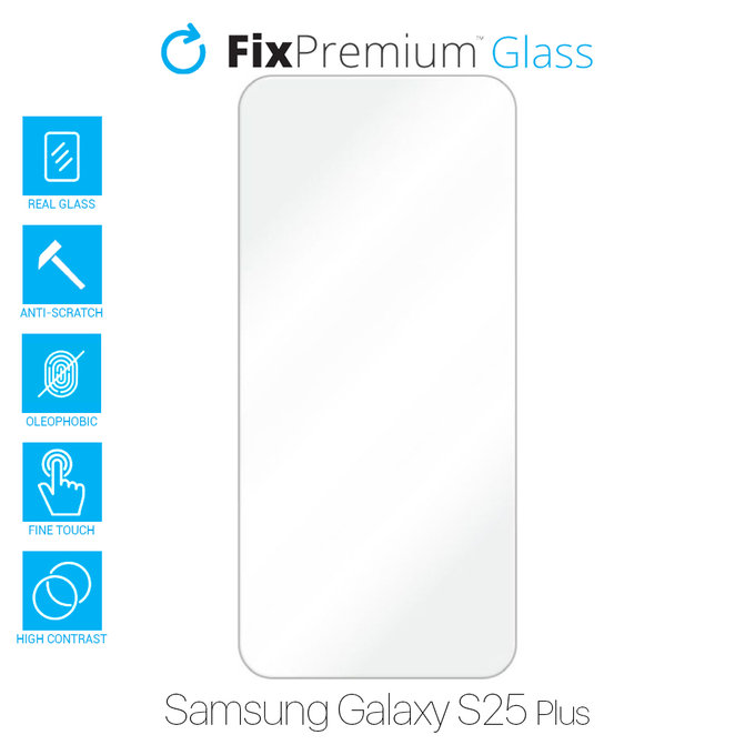 FixPremium Glass - Kaljeno Steklo za Samsung Galaxy S25 Plus