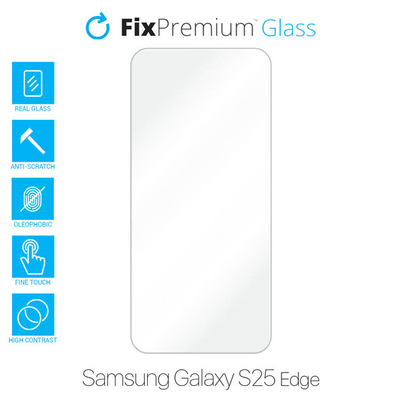 FixPremium Glass - Kaljeno Steklo za Samsung Galaxy S25 Edge