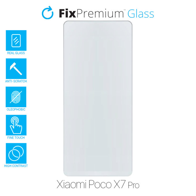 FixPremium Glass - Kaljeno Steklo za Xiaomi Poco X7 Pro 2412DPC0AG