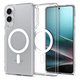Spigen - Ovitek Ultra Hybrid z MagSafe za Samsung Galaxy S25 Edge, bela