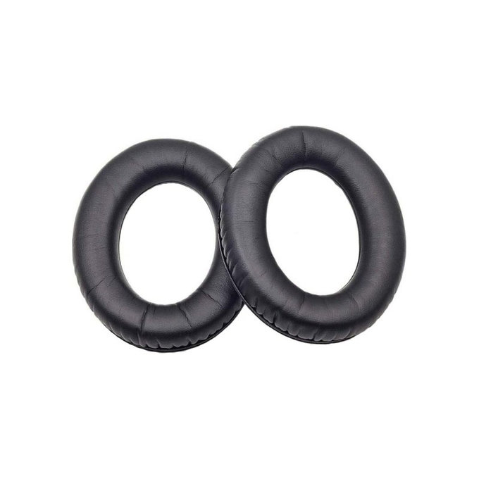Nadomestne blazinice za ušesa za Kingston HyperX Cloud Revolver, Spominska pena + PU usnje, Črne, 1 Par
