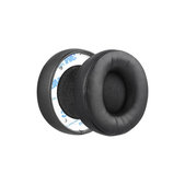 Nadomestne blazinice za ušesa za Beats Solo Pro, Wireless, Spominska pena + PU usnje, Črne, 1 Par