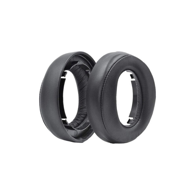 Nadomestne blazinice za ušesa za Sony Playstation Platinum, Spominska pena + PU usnje, Črne, 1 Par