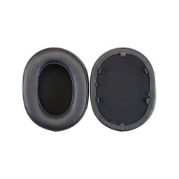 Nadomestne blazinice za ušesa za Sony WH-1000XM5, Spominska pena + PU usnje, Črne, 1 Par