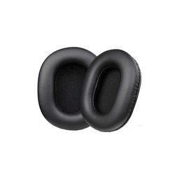 Nadomestne blazinice za ušesa za Sony MDR-7506, Spominska pena + PU usnje, Črne, 1 Par
