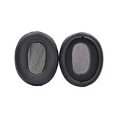 Nadomestne blazinice za ušesa za Sony WH-XB900N, WH-XB900, Spominska pena + PU usnje, Črne, 1 Par