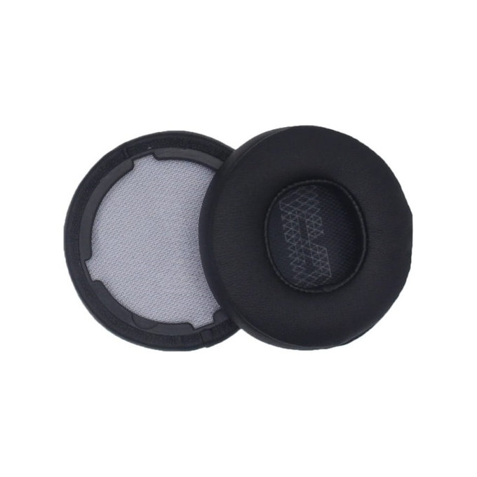 Nadomestne blazinice za ušesa za JBL Live 400BT, 460NC, Spominska pena + PU usnje, Črne, 1 Par