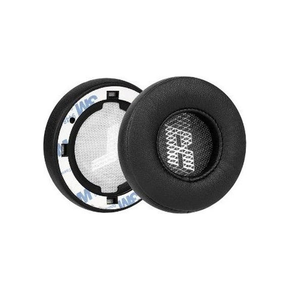 Nadomestne blazinice za ušesa za JBL E45BT, Spominska pena + PU usnje, Črne, 1 Par