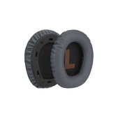 Nadomestne blazinice za ušesa za JBL Quantum 100, Spominska pena + PU usnje, Temno siva, 1 Par