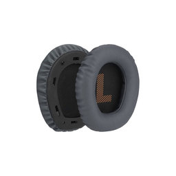 Nadomestne blazinice za ušesa za JBL Quantum 100, Spominska pena + PU usnje, Temno siva, 1 Par