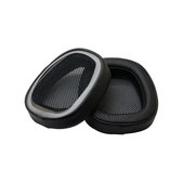 Nadomestne blazinice za ušesa za Logitech G433, Spominska pena + PU usnje, Črne, 1 Par