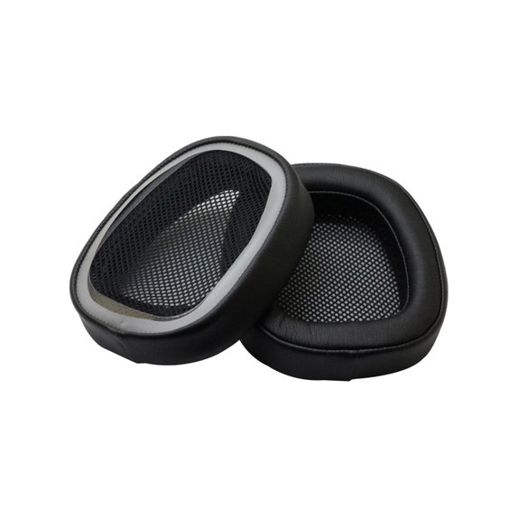 Nadomestne blazinice za ušesa za Logitech G433, Spominska pena + PU usnje, Črne, 1 Par