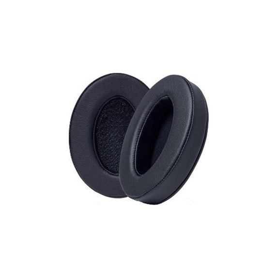 Nadomestne blazinice za ušesa za Sennheiser HD300, HD4.50BTNC, Spominska pena + PU usnje, Črne, 1 Par