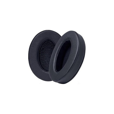 Nadomestne blazinice za ušesa za Sennheiser HD300, HD4.50BTNC, Spominska pena + PU usnje, Črne, 1 Par